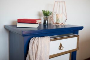 Cassettiera blu